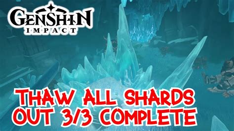 thaw all the shards out|Thaw All The Shards Out .